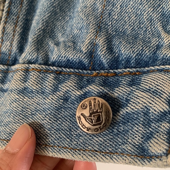 Body Glove Original Vintage Jeans Jacket Bomber Men Size Large Medium - Picture 10 of 10